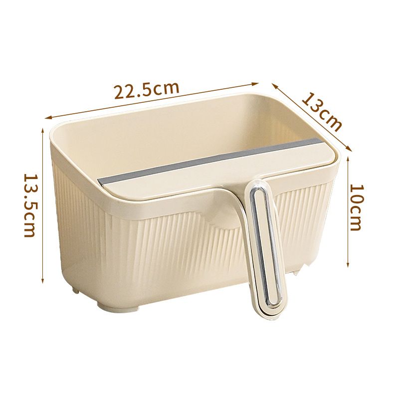 Picture of Creative mini cleaning suit with scraper kitchen countertop wiper multifunctional desktop trash can cleaning suit