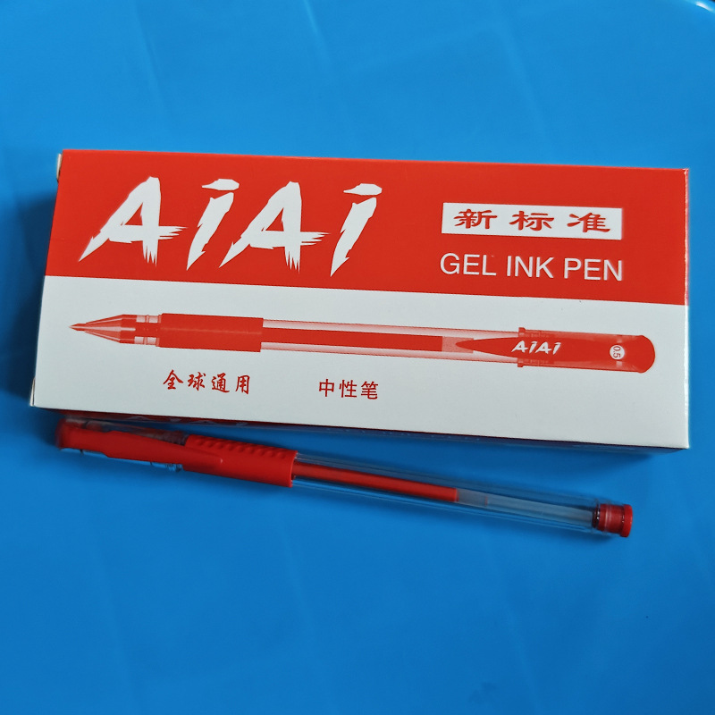 Picture of European Standard Gel Pen 0.5mm Bullet Needle Pen Ballpoint Pen Carbon Water Pen Signature Pen Office Examination Pen