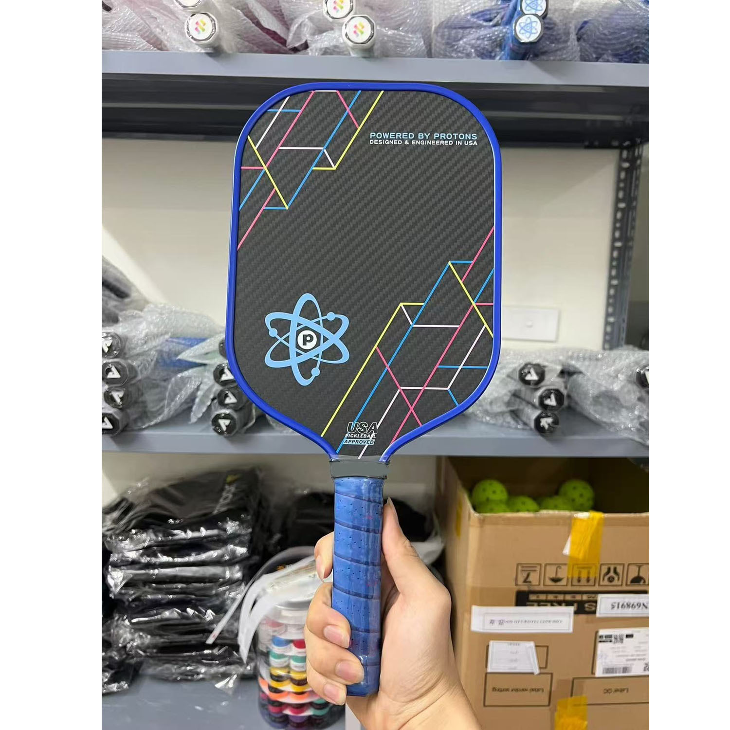 Parker Ball Carbon Fiber Peak Rack T700 Rough Frosted Professional Game Thick Pickle Paddle Pickleball
