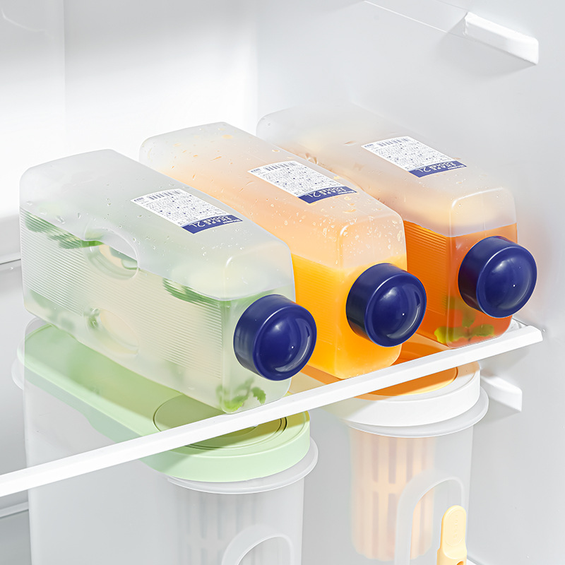 Japanese-style Refrigerator Cold Water Kettle Household Cold Water Cup Large Capacity High Temperature Resistant Water Storage Summer Beverage Barrel Cold Soaking Water Kettle Cold Water Kettle