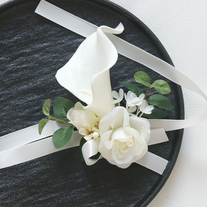 Picture of 237 Western-style business celebration corsage hand flower wedding supplies artificial flower studio photo props White series