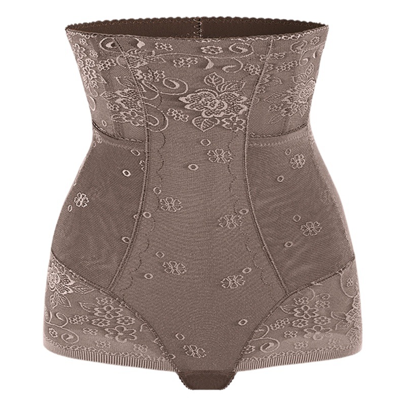 High Waist Hip-lifting and Abdomen-tucking Underwear No-hem Body Shaping Strong Waist Small Belly Postpartum Body Pocket
