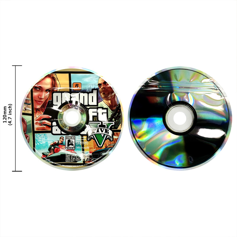 100 3.5g game CD packaging DVD bag laser candy bag cross-border foreign trade packaging bag in stock