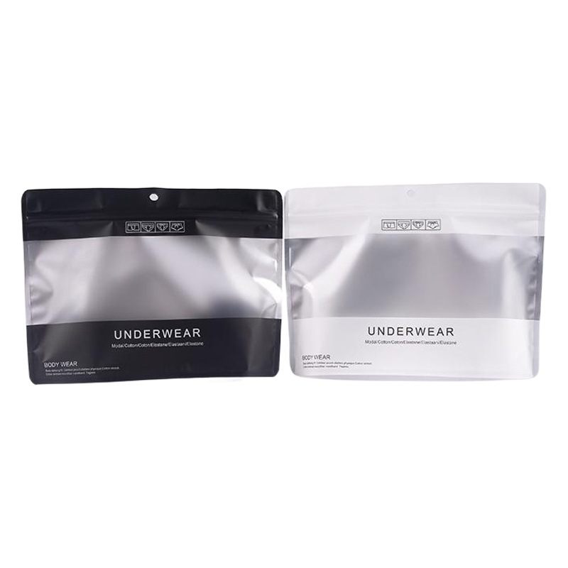 Ready Stock Intimates Packaging Bag Frosted Self-Standing Self-Sealing Intimates Bag Matte Aluminum Foil Zipper Multi-Pack Intimates Bag Wholesale