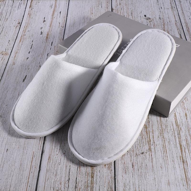 Picture of Hotel Slippers, Guesthouse and B&B Disposable Cotton Slippers, Winter Travel Home Hospitality, Thickeneded Non-Slip Logo Wholesale