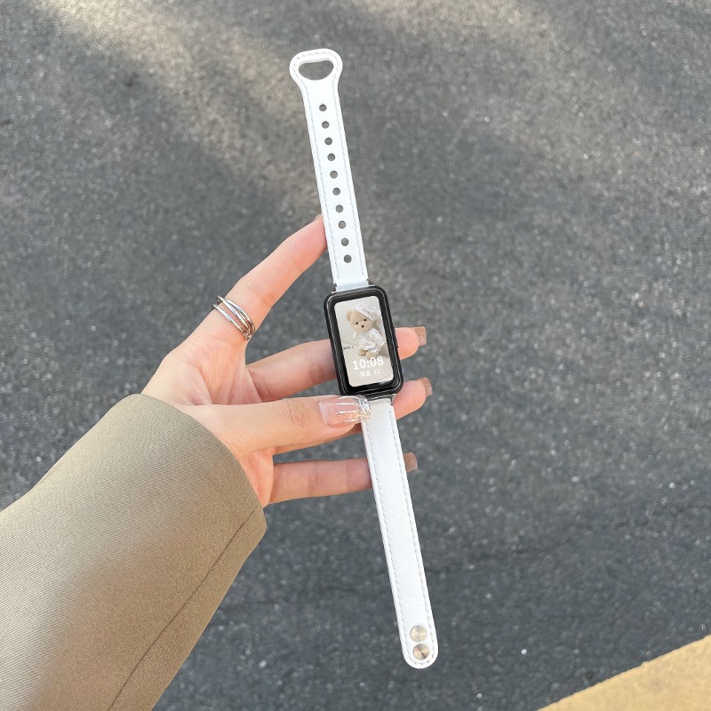 Picture of For Huawei Bracelet 9/8/7NFC Edition Strap Huawei band6pro Bracelet Leather Glory Bracelet 7 Men and Women