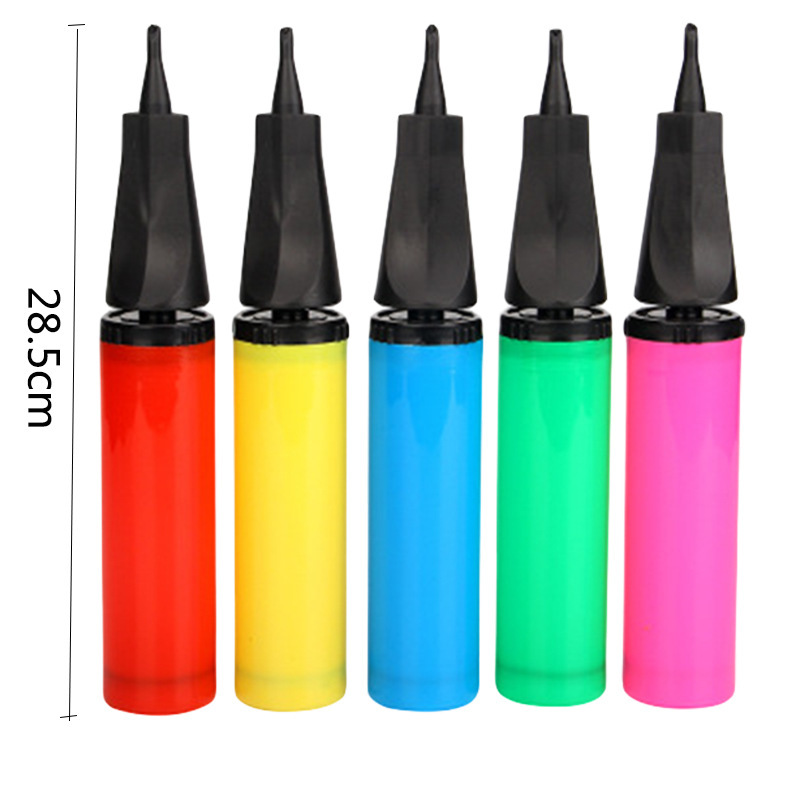 Picture of Balloon Hand Push Inflator Macaron Color Balloon Inflation Tool Portable Hand Push Inflator Pump
