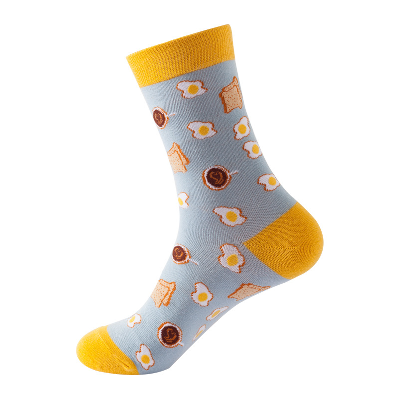 Picture of New Amazon Mid-Calf Socks for Men, Cotton, Women's European and American Ins Style Autumn and Winter Internet Celebrity Trendyy Socks Wholesale