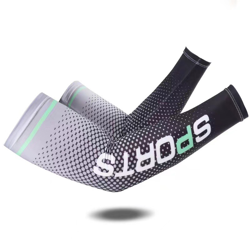 Picture of Sun protection ice oversleeve men's oversleeve Ice Silk gloves women's summer thin UV protection riding face towel driving source