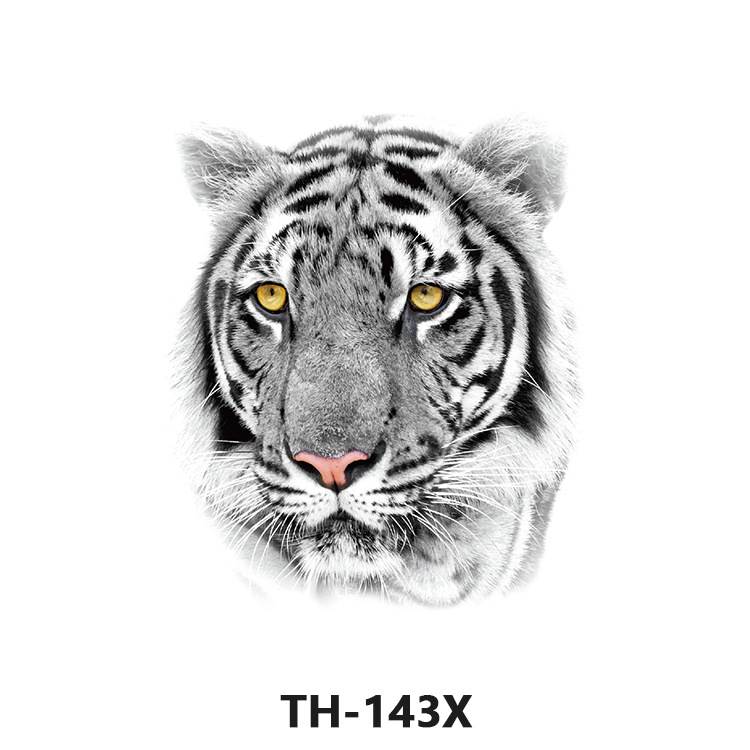 Picture of Cross-Border Manufacturer Wholesale Cartoon Color Tattoo Stickers Unicorn Black and White Animal Tiger Waterproof and Sweatproof Tattoo Stickers