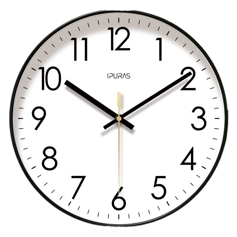 Picture of Ipla 6026 net red clock wall clock living room classic clock wall wall mute sweep second quartz clock