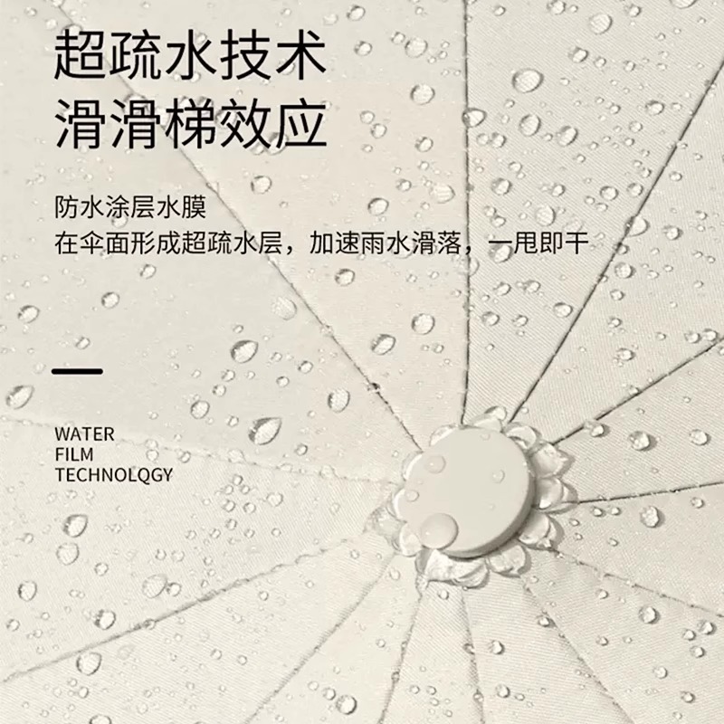Picture of Umbrella Automatic Umbrella Large Size Enlarged and Thickeneded Reinforced Rainproof Folding Umbrella Rain or Shine Ladies Wholesale Parasol