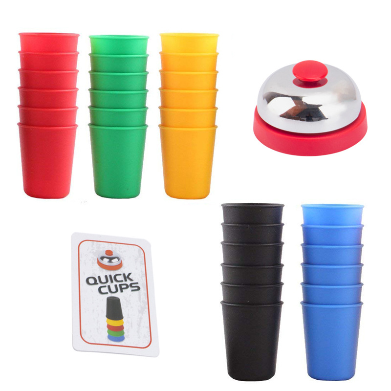 Picture of Children's Educational competitive speed folding CUP card drawing speed folding CUP game DIY CUP TOY Flying Cub