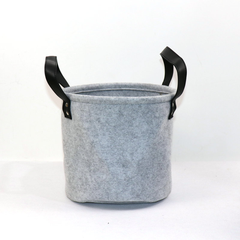 Picture of Cross-border supply felt storage laundry basket Fashion Home laundry basket felt storage basket portable storage basket