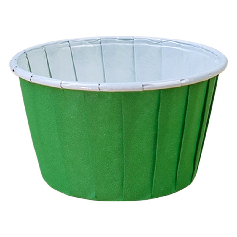 Disposable Mafen Cup Cake Cup Baking Paper Cup High Temperature Resistant Roll Mouth Cup Chiffon Cake Easy Demoulding Coated Paper Cup