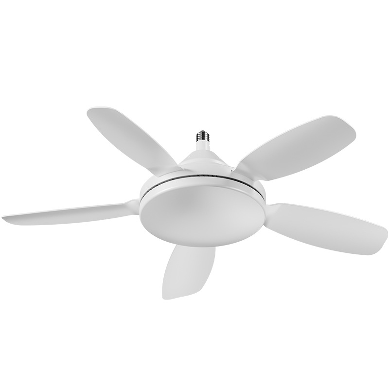 Picture of Cross-border round electric fan lamp e27 dining room bedroom headlight panel fan 32 inch wind living room fan lamp