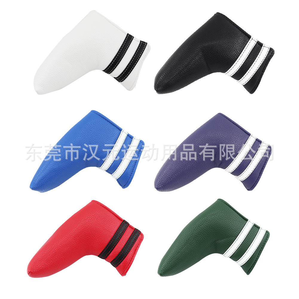 Picture of Factory direct cross-border e-commerce golf club cover pu club cover ball head protective cover push rod cap cover
