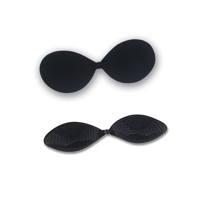 Picture of Cross-border Strapless Glossy Cloth Invisible Round Cup Push-up Breathable Silicone Breast Sticker Swimsuit Wedding Dress Breast Sticker Bra