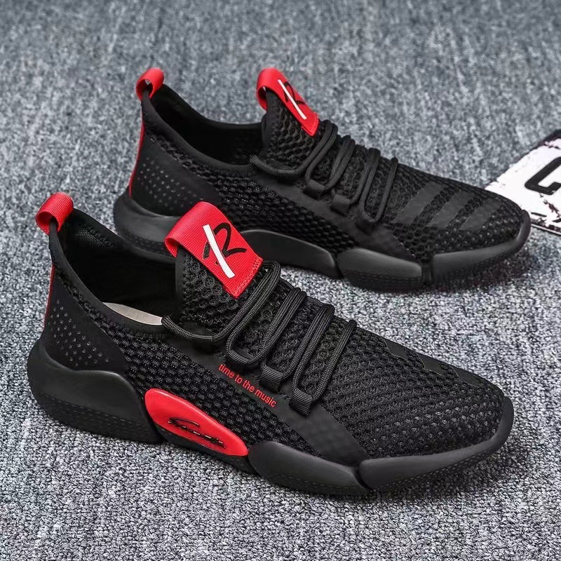 Men's Shoes Mesh Shoes 2025 New Casual Shoes Sports Men's Casual Mesh Breathable Trendyy Sports Shoes Running Versatile
