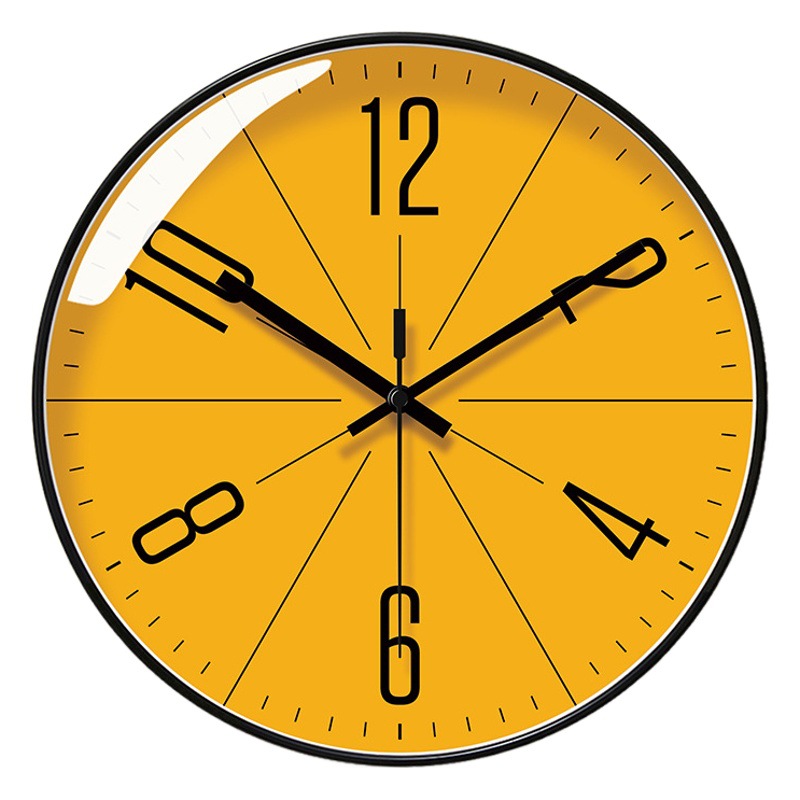 Yipula 6966 Simple Scandinavian Wall Clock Living Room Clock Fashion Creative Clock Silent Sweep Second Quartz Clock