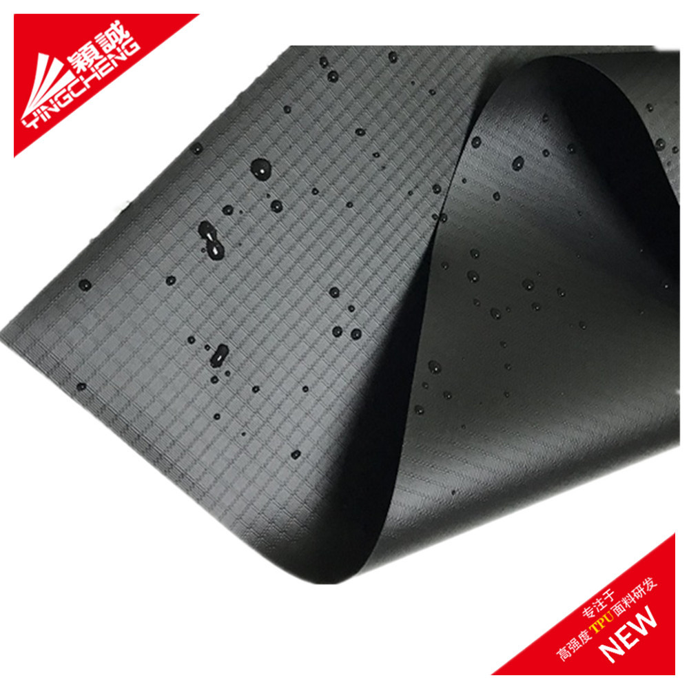 Supply of High-Strength N210D Nylon Plaid Double-Sided Tpu Black Film High-Frequency Voltage Waterproof Bag Waterproof Bag Fabric