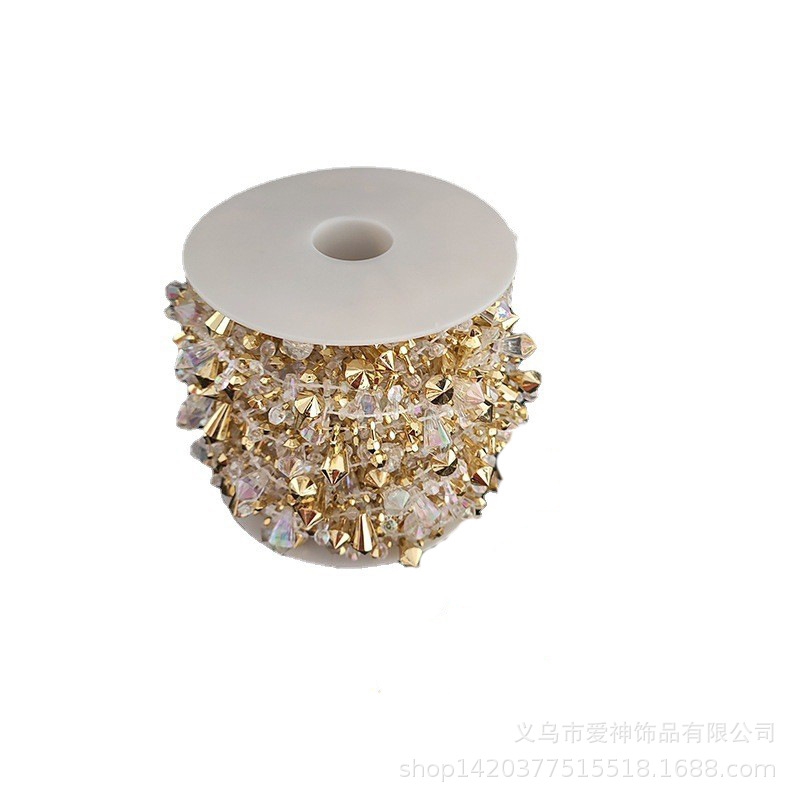 Picture of Diamond string beads wedding stage home decoration beads Christmas Holiday Crafts accessories DIY jewelry