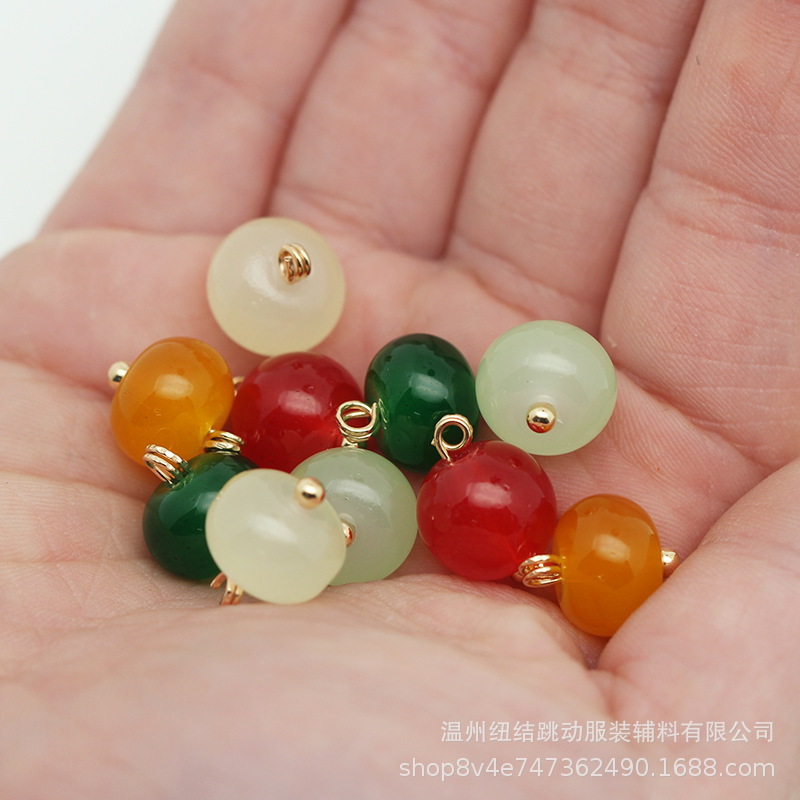 Source manufacturers in stock cheongsam beads Hanfu buttons national style Tang suit buckle 10mm Joker buckle clothing accessories