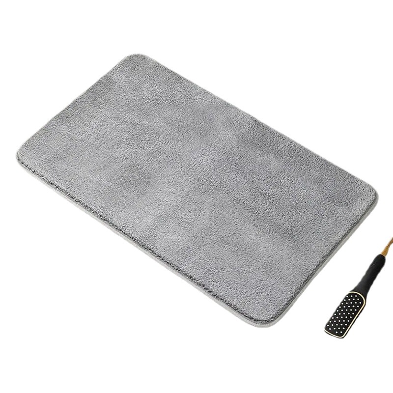 Imitation Cashmere Bathroom Absorbent Floor Mat Bathroom Thickened Non-Slip Mat Quick-Drying Entrance Door Mat Toilet Door Carpet