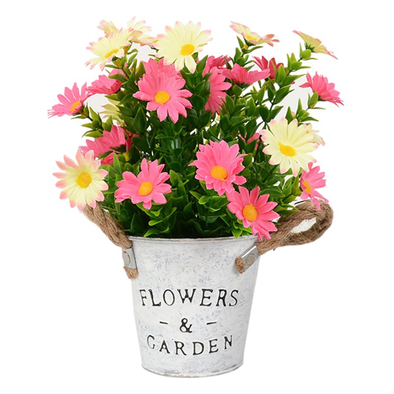 Wholesale Amazon Hot-Selling Desktop Ornaments, Simulated Potted Plants, Kindergarten Wedding Props, Decorative Artificial Flowers, Living Room Entrance Hall