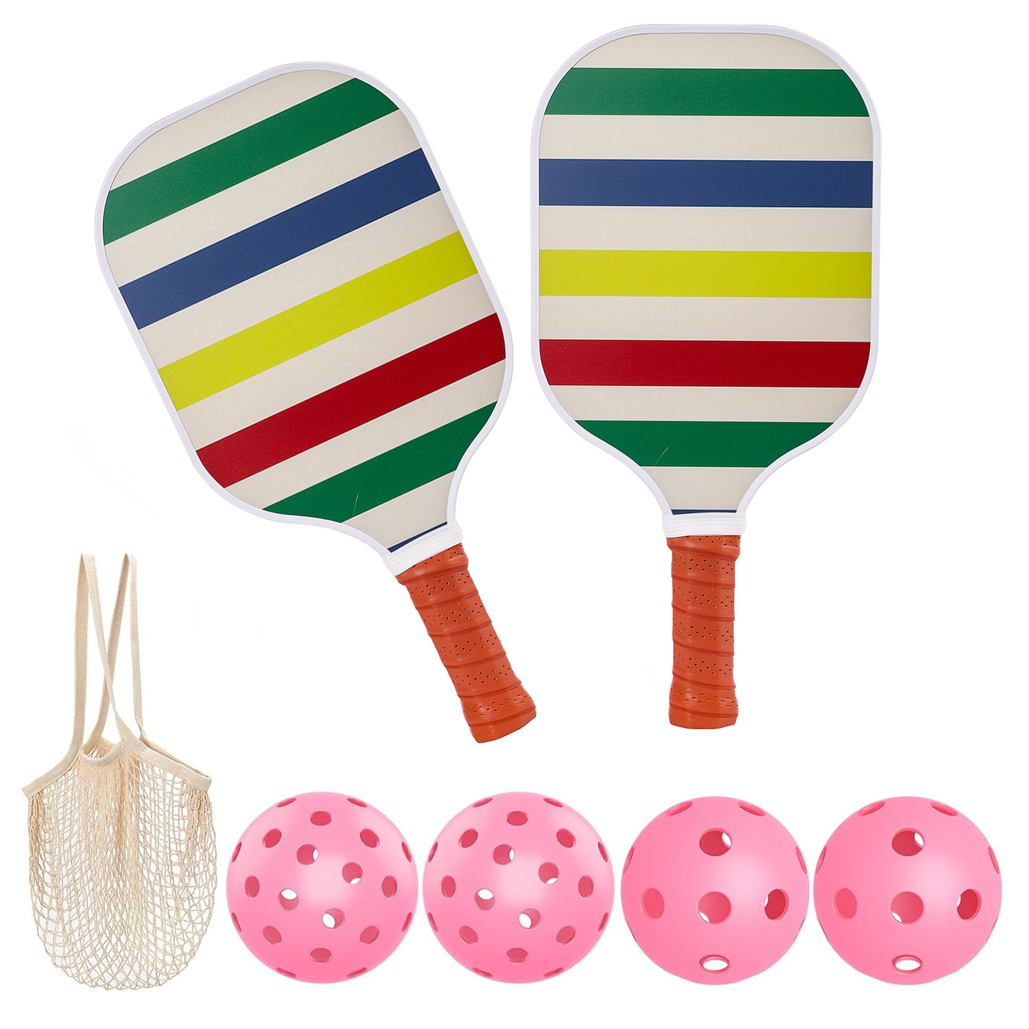 Picture of Fiberglass Peak Racket suit Outdoor Peak Ball Racket Net Bag Honeycomb Pickleball Racket