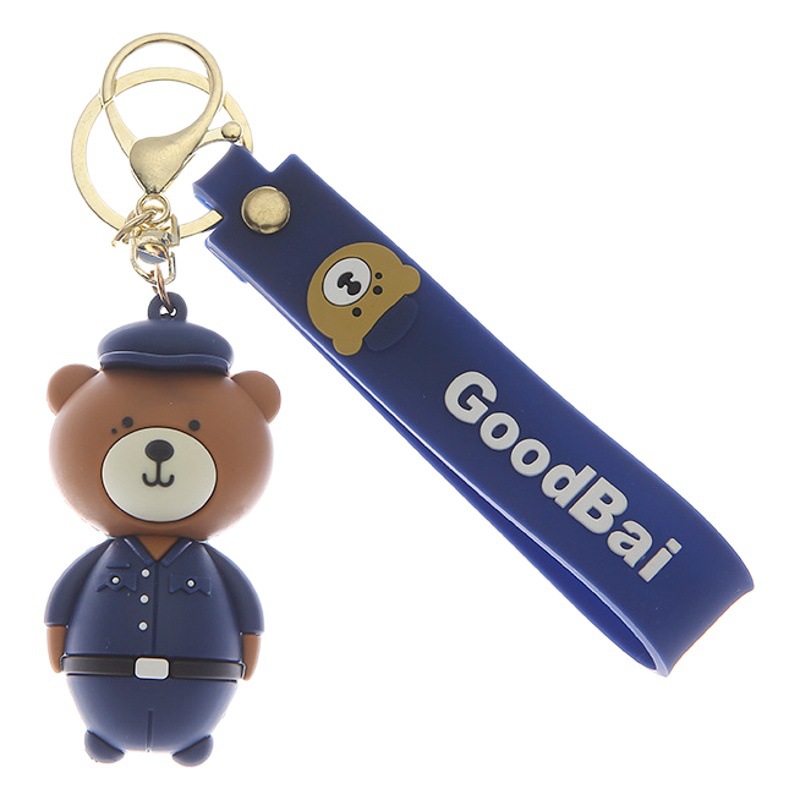 Bai Jingting's Same Bear Keychain You Are My Citychi Camp Xing Ketress Tear Mole Bear Bag Pendant Couple Women