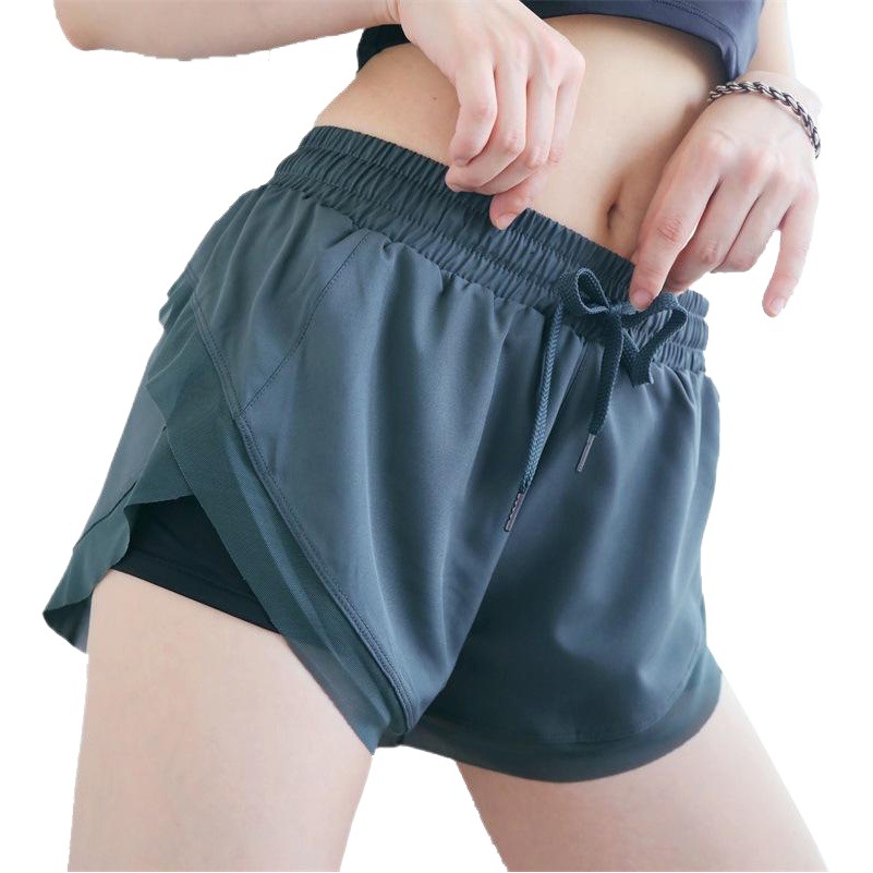 A generation of sports shorts women's summer leisure Joker fitness running anti-walking quick-drying breathable yoga
