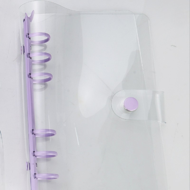 Picture of Spot Loose-Leaf Book Shell Notebook Simple Pvc Hand Ledger A5A6A4A7B5 Notepad Transparent Loose-Leaf Book