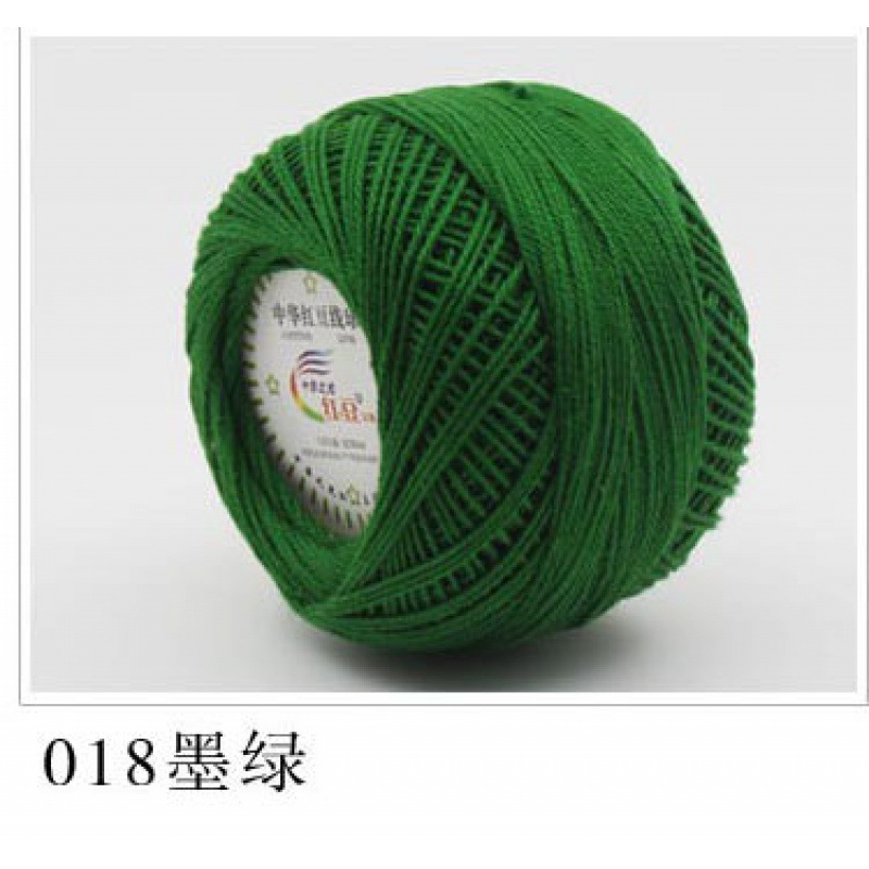 Picture of Red bean No. 3 lace cotton thread manufacturers wholesale and retail spring and summer hand-woven wool lace cotton diy