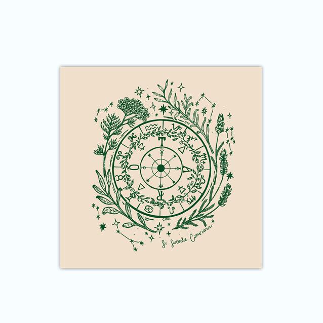Picture of 60 × 60 small size tablecloth bedroom living room study decorative tapestry cross-border hot selling background wall hanging canvas