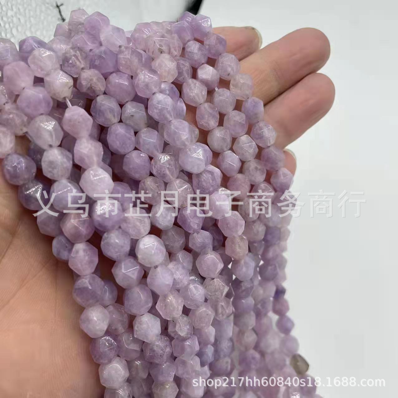 Picture of Factory direct new variety of natural stone diamond cut diy handmade loose beads bracelet jewelry accessories materials