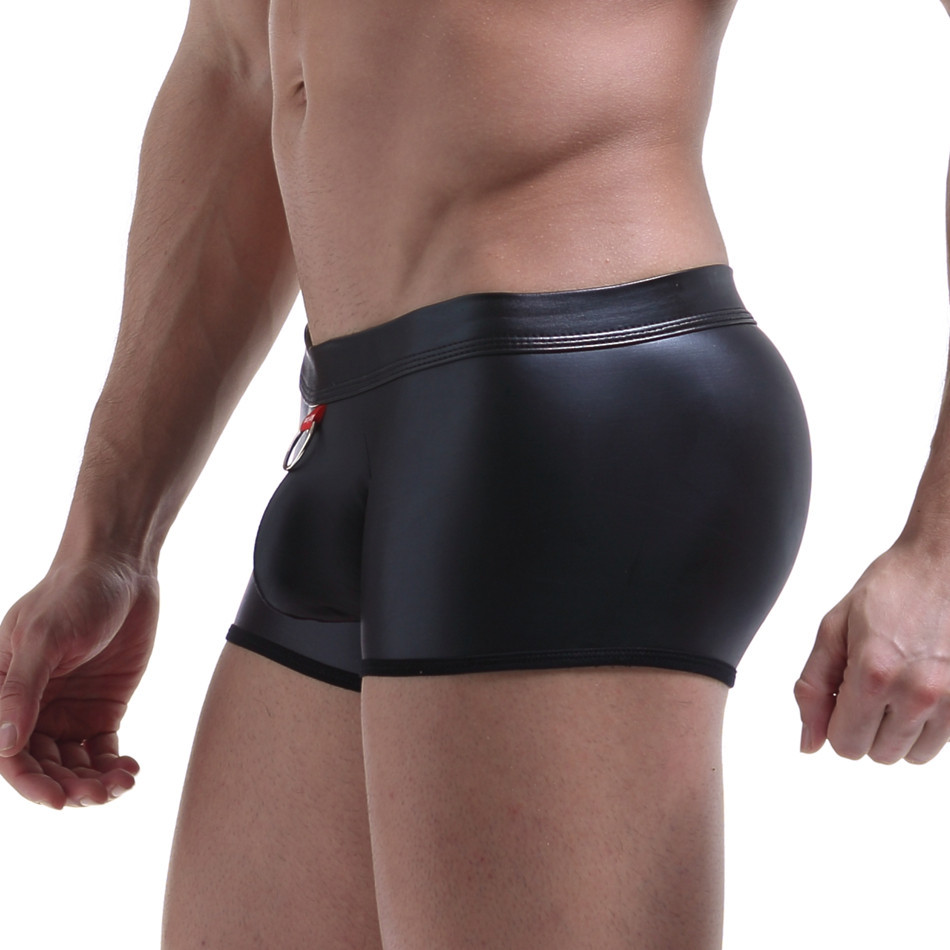 Picture of Men's underwear Amazon imitation leather patent leather rings Locomotive Sports Leisure boxer underwear cross-border trade tide 1816
