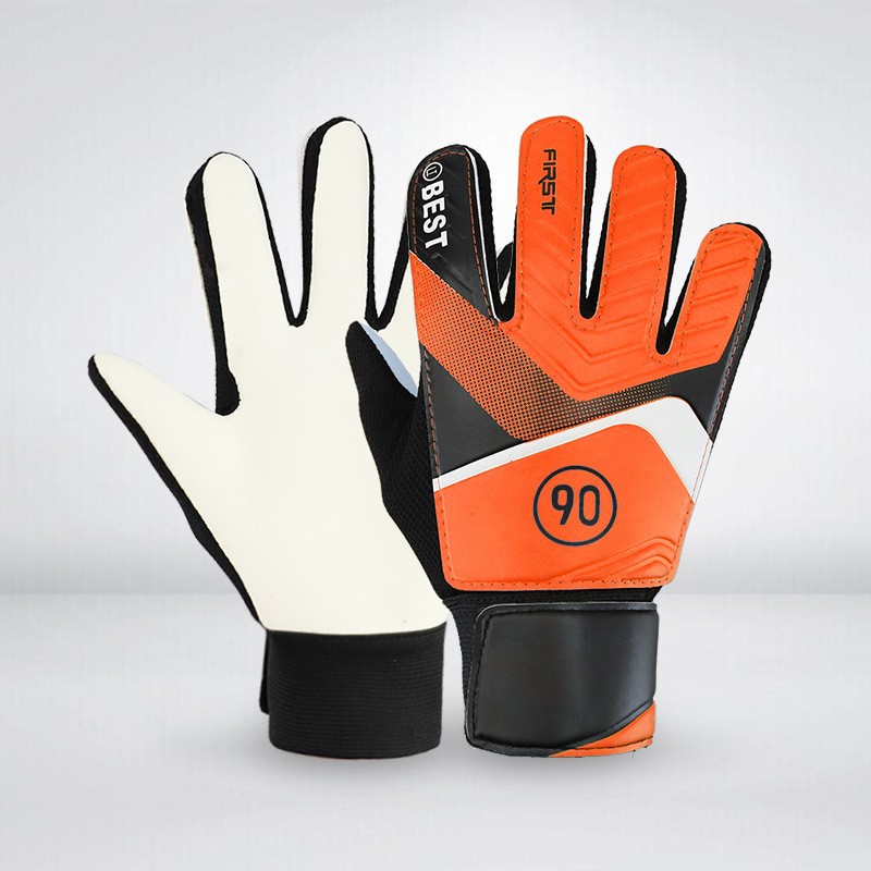 Picture of Cross-border Soccer Goalkeeper Gloves Competition Primary School Students Children Training Professional Finger Guard Anti-slip Soccer Goalkeeper Gloves