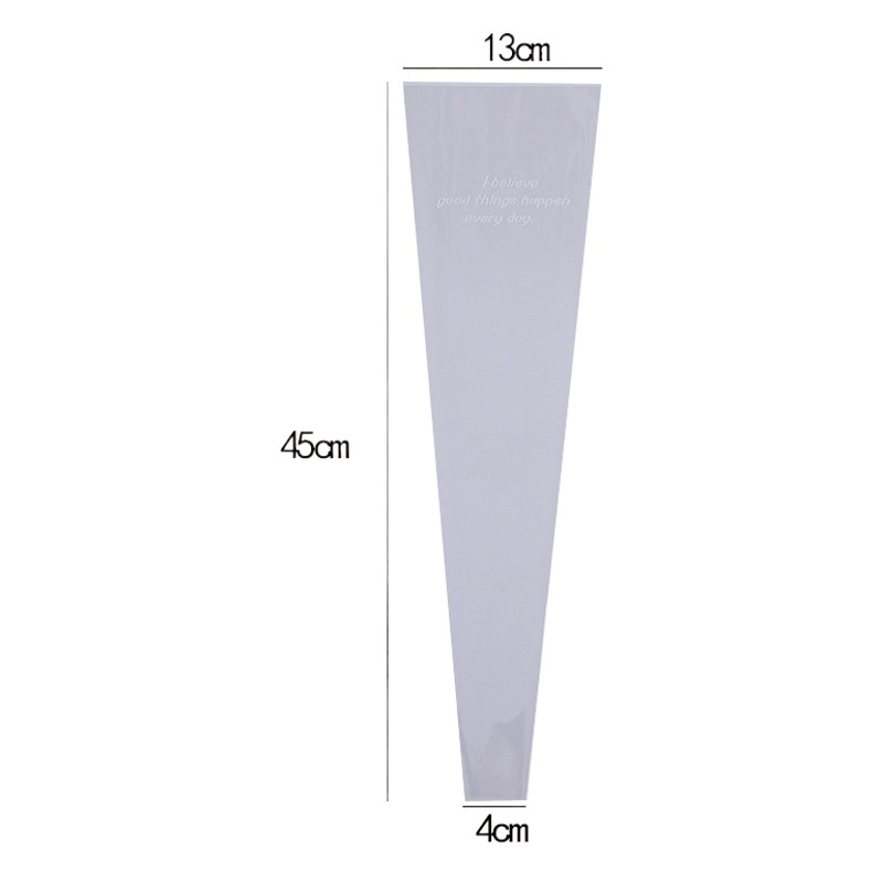 Rose Packaging Bag Flower Arrangement Bag Single Bouquet Bag Transparent Waterproof Floral Packaging Material Flower Single Bag