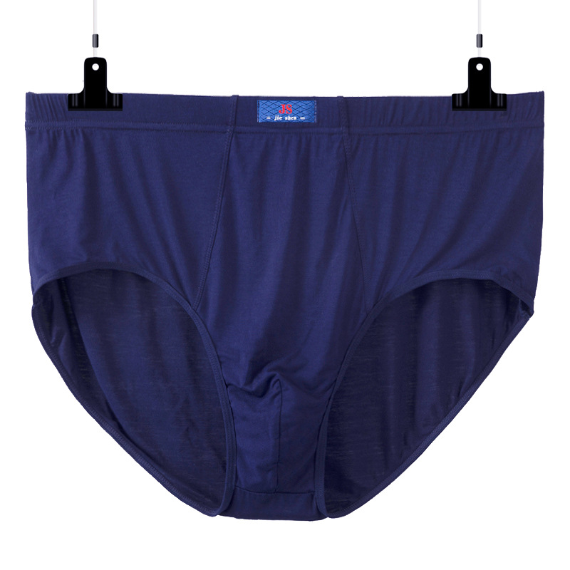 Picture of Carefully Selected Summer Hot-Selling Men's High-Waist Briefs, Large Size Loose Fat Men's Plus Fat Large Underwear, Middle-Aged and Elderly Style