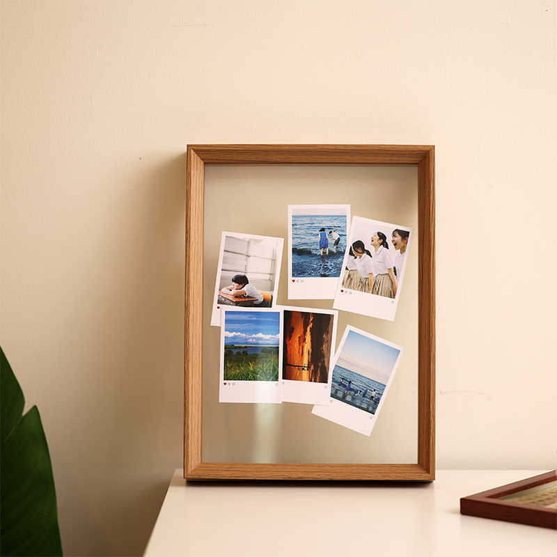 Picture of Polaroid Photo Frame Small Card Display Frame Postcard Photo DIY Table Concert Ticket Collection Frame Storage
