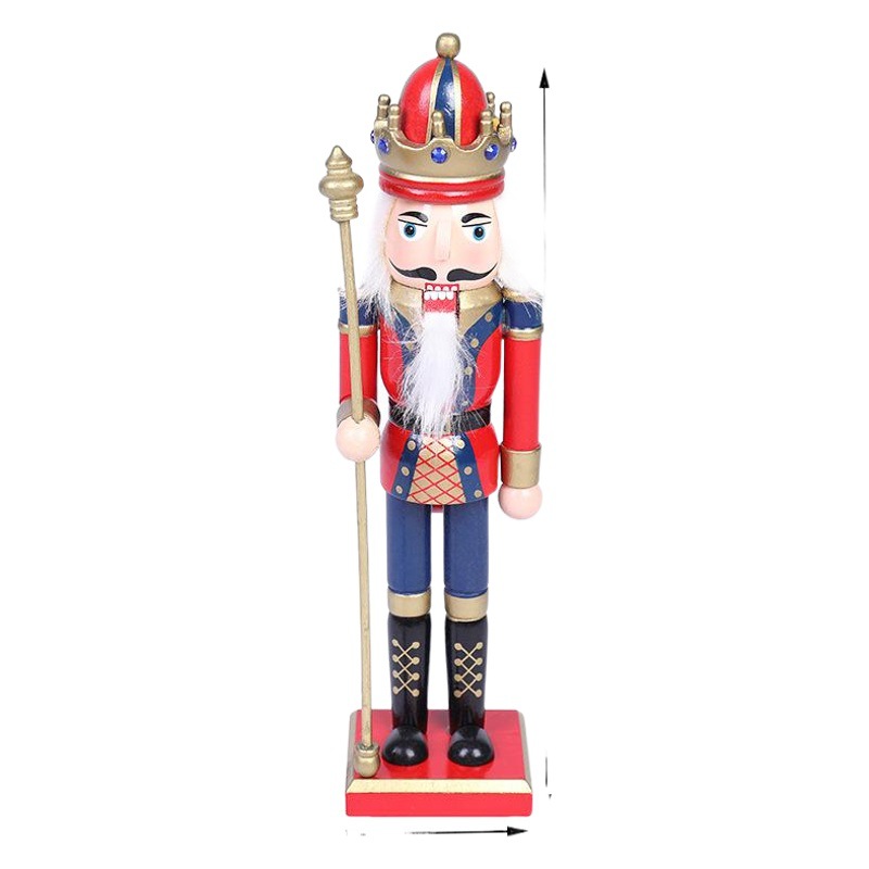 European-style Christmas decoration nutcracker soldier creative home bookcase wine cabinet bar counter desktop decoration decoration