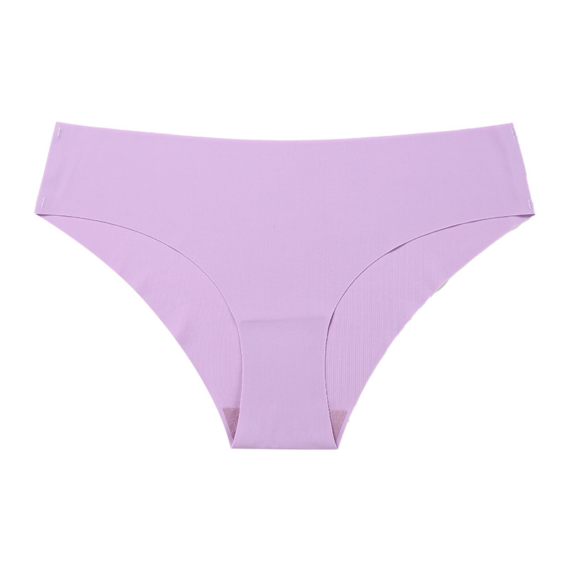 Picture of European and American Cross-border Pregnant Women's plus size Traceless Women's Underwear Class A Ice Silk Breathable Sports Low Waist Naked Briefs for Women