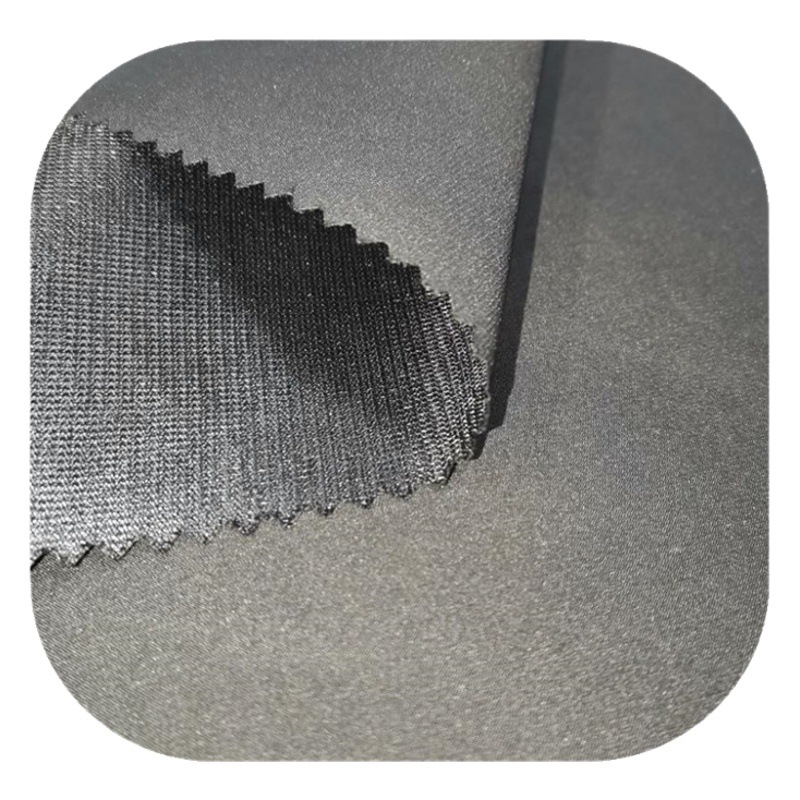 Waterproof and moisture permeable TPU four-sided elastic spring and Asian spinning soft yarn three-in-one composite fabric outdoor spring and autumn trench coat jacket