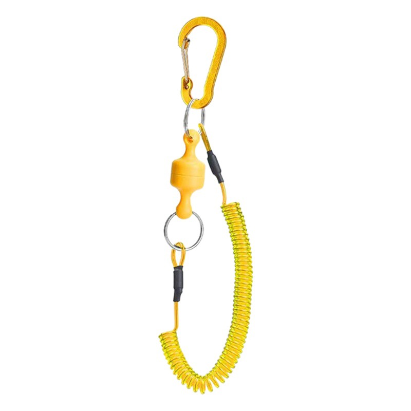 Strong Magnetic Lost Rope, Steel Wire Fishing Tool, Anti-Falling Telescopic Rope, Outdoor Fishing Supplies, Elastic Lanyard, Anti-Lost Magnetic Suction