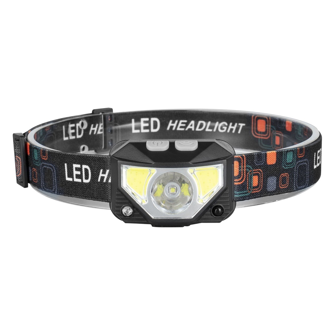 New LED gesture induction headlight COB red headlight USB charging strong light outdoor night fishing waterproof small headlight