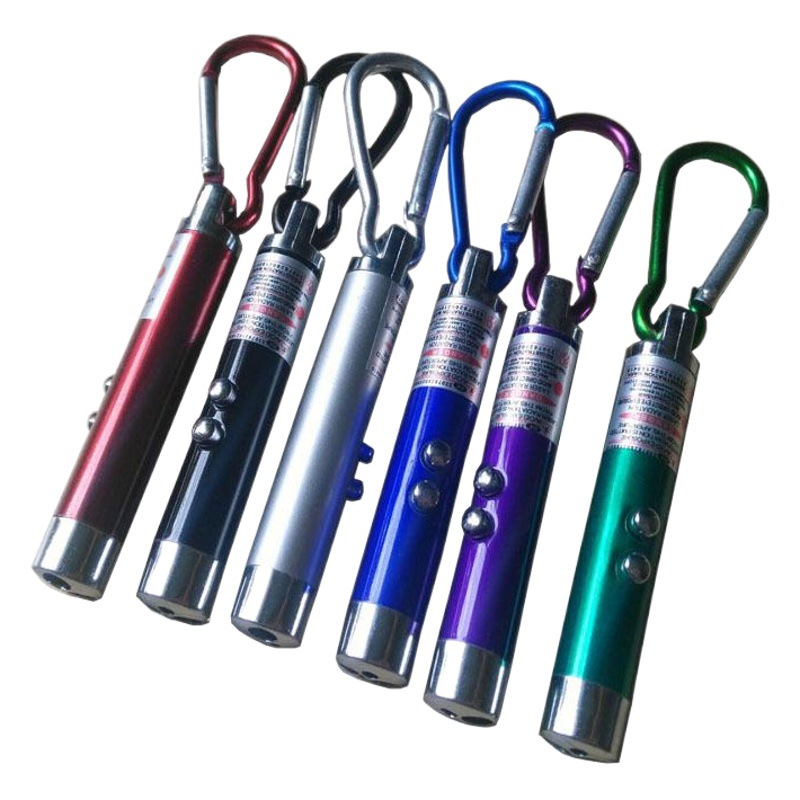 Mini 395 Purple Light Infrared Flashlight Lighting Small Flashlight Guest Gift Banknote Inspection Laser Light Teaching Pen