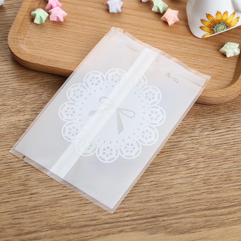2015 South Korea packaging bow lace frosted/West Point/50G moon cake packaging bag 100 pcs/piece