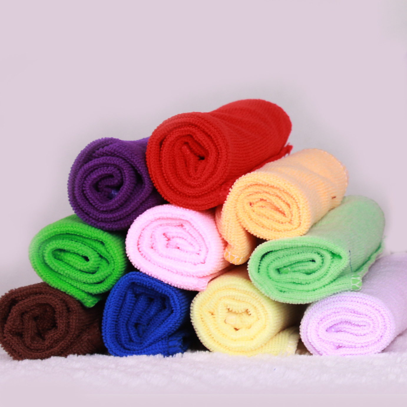 Microfiber 30*30 towel labor insurance advertising gift small square towel car washing waxing cleaning towel small towel