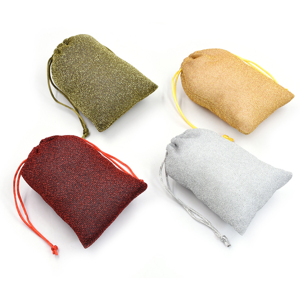 Source Manufacturer Glitter Bag Silver Jewelry Storage Bag Dustproof Bag Small Gift Bag Creative Pattern Bag